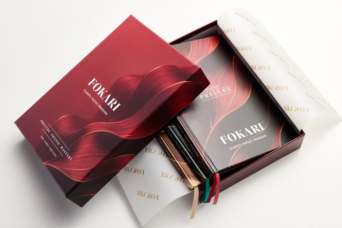 Fokari red presentation box